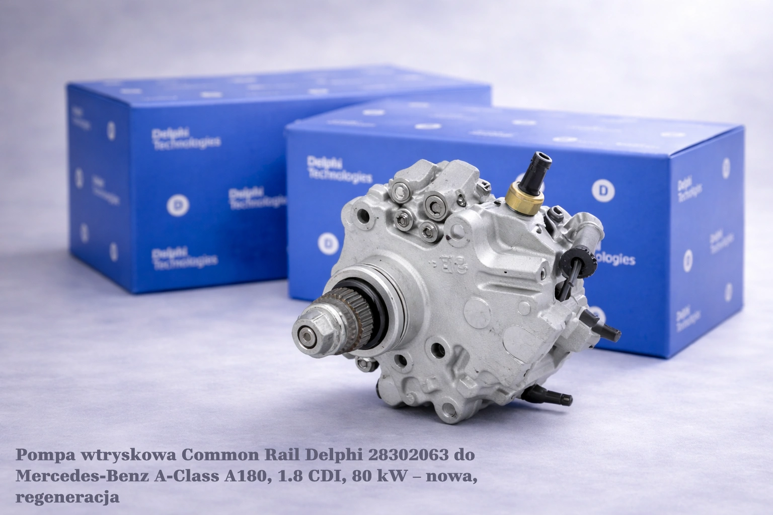 Pompa wtryskowa Common Rail Delphi 28302063 do Mercedes-Benz A-Class A180, 1.8 CDI, 80 kW Pompa wtryskowa Common Rail Delphi 28302063 do Mercedes-Benz A-Class A180, 1.8 CDI, 80 kW – nowa, regeneracja