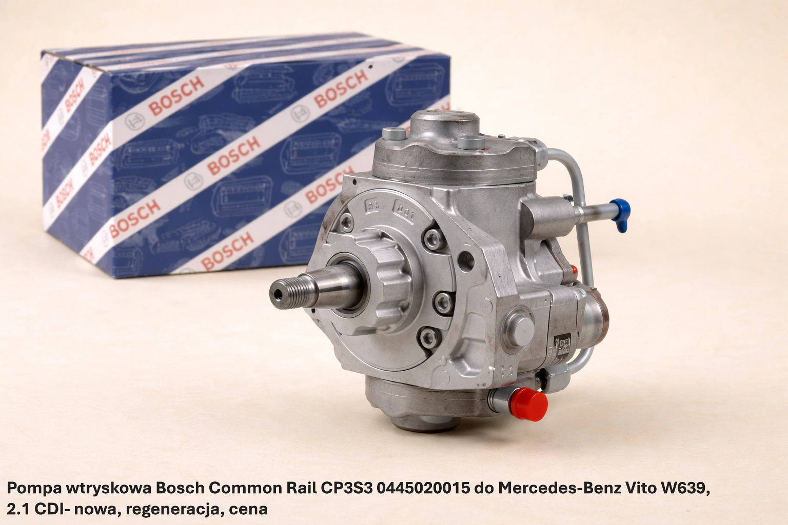 Pompa wtryskowa Bosch Common Rail CP3S3 0445020015 do Mercedes-Benz Vito W639, 2.1 CDI- nowa, regeneracja, cena