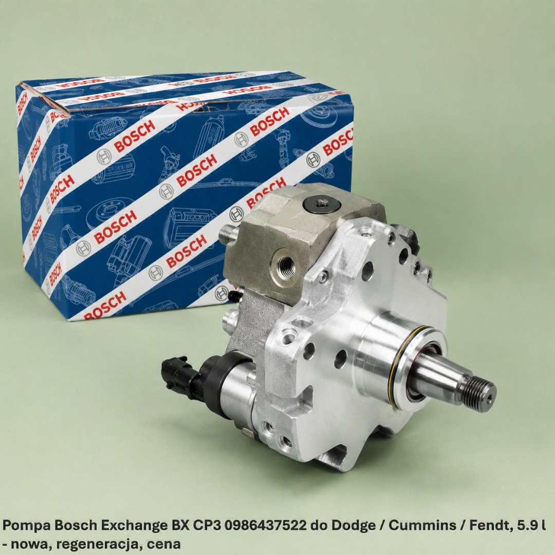 Pompa Bosch Exchange BX CP3 0986437522 do Dodge / Cummins / Fendt, 5.9 l 