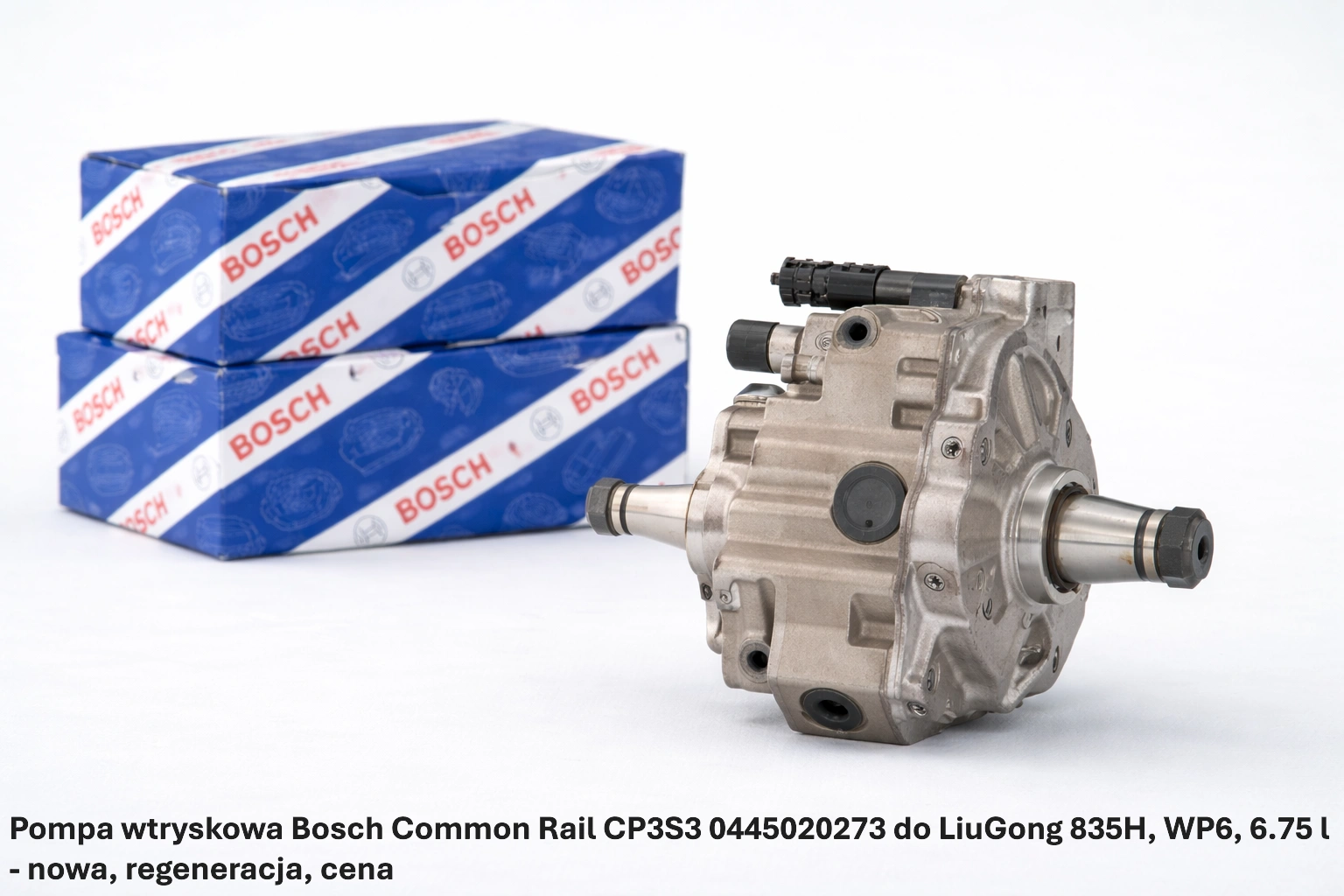 Pompa wtryskowa Bosch Common Rail CP3S3 0445020273 do LiuGong 835H, WP6, 6.75 l Pompa wtryskowa Bosch Common Rail CP3S3 0445020273 do LiuGong 835H, WP6, 6.75 l - nowa, regeneracja, cena
