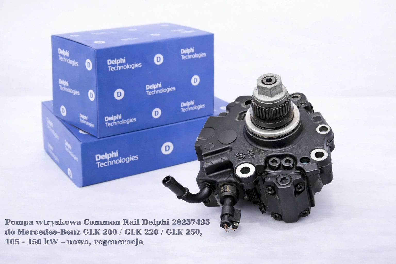 Pompa wtryskowa Common Rail Delphi 28257495 do Mercedes-Benz GLK 200 / GLK 220 / GLK 250, 105 - 150 kW – nowa, regeneracja