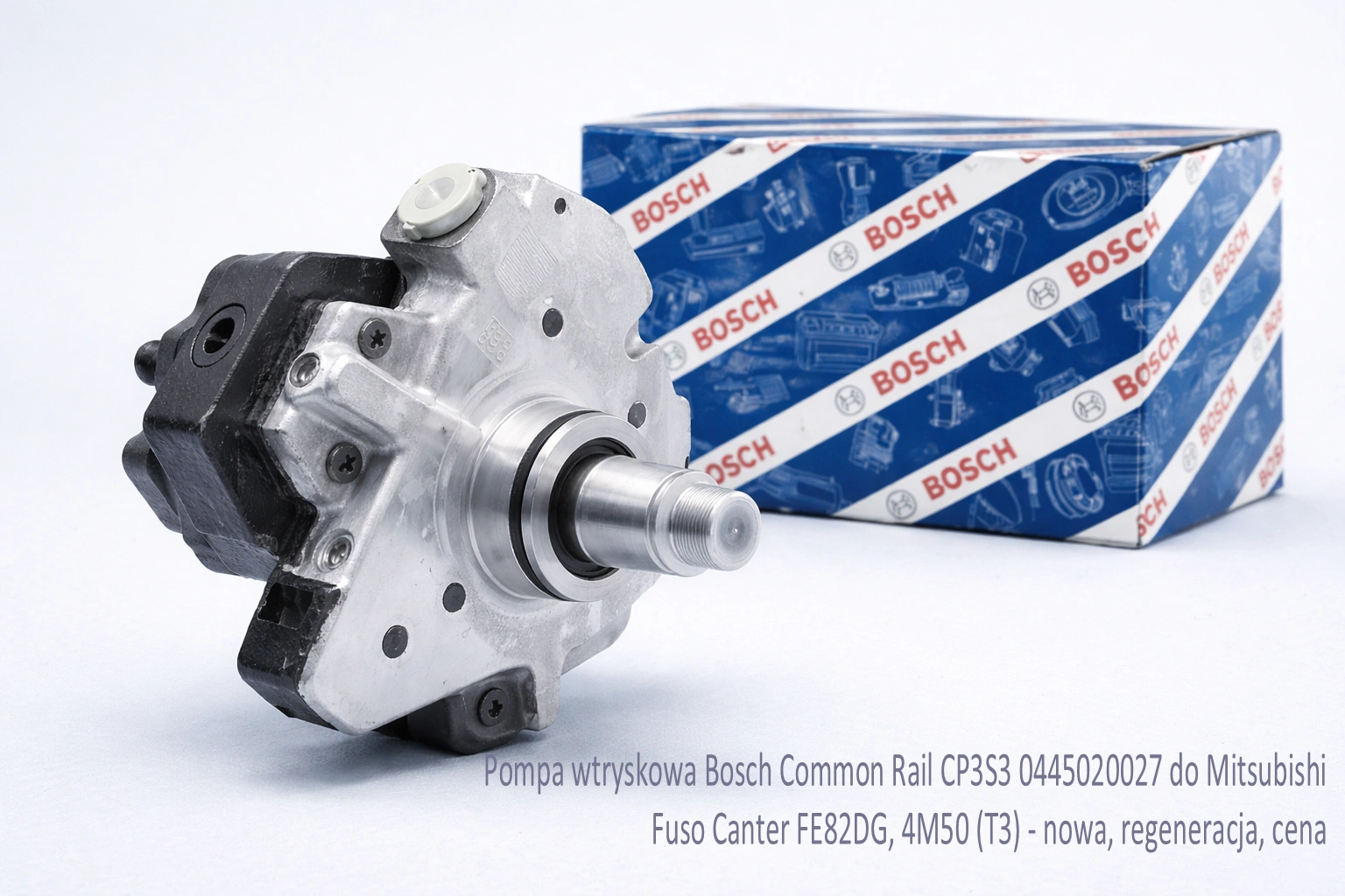 Pompa wtryskowa Bosch Common Rail CP3S3 0445020027 do Mitsubishi Fuso Canter FE82DG, 4M50 (T3) Pompa wtryskowa Bosch Common Rail CP3S3 0445020027 do Mitsubishi Fuso Canter FE82DG, 4M50 (T3) - nowa, regeneracja, cena