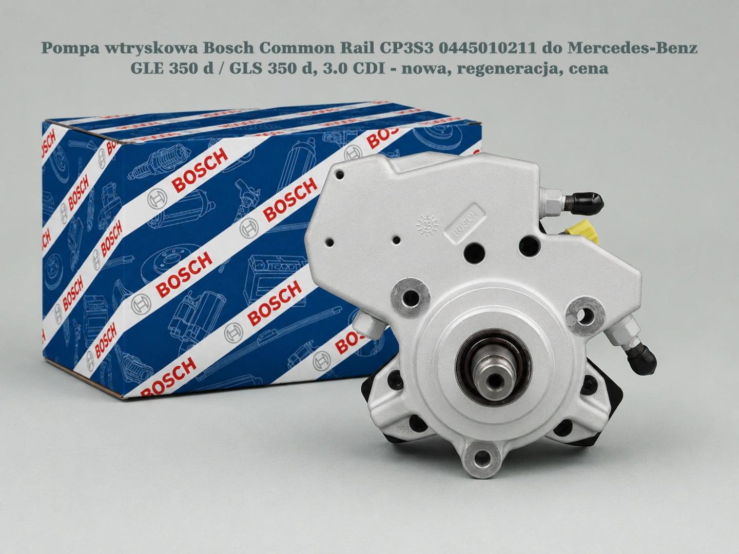 Pompa wtryskowa Bosch Common Rail CP3S3 0445010211 do Mercedes-Benz GLE 350 d / GLS 350 d, 3.0 CDI 