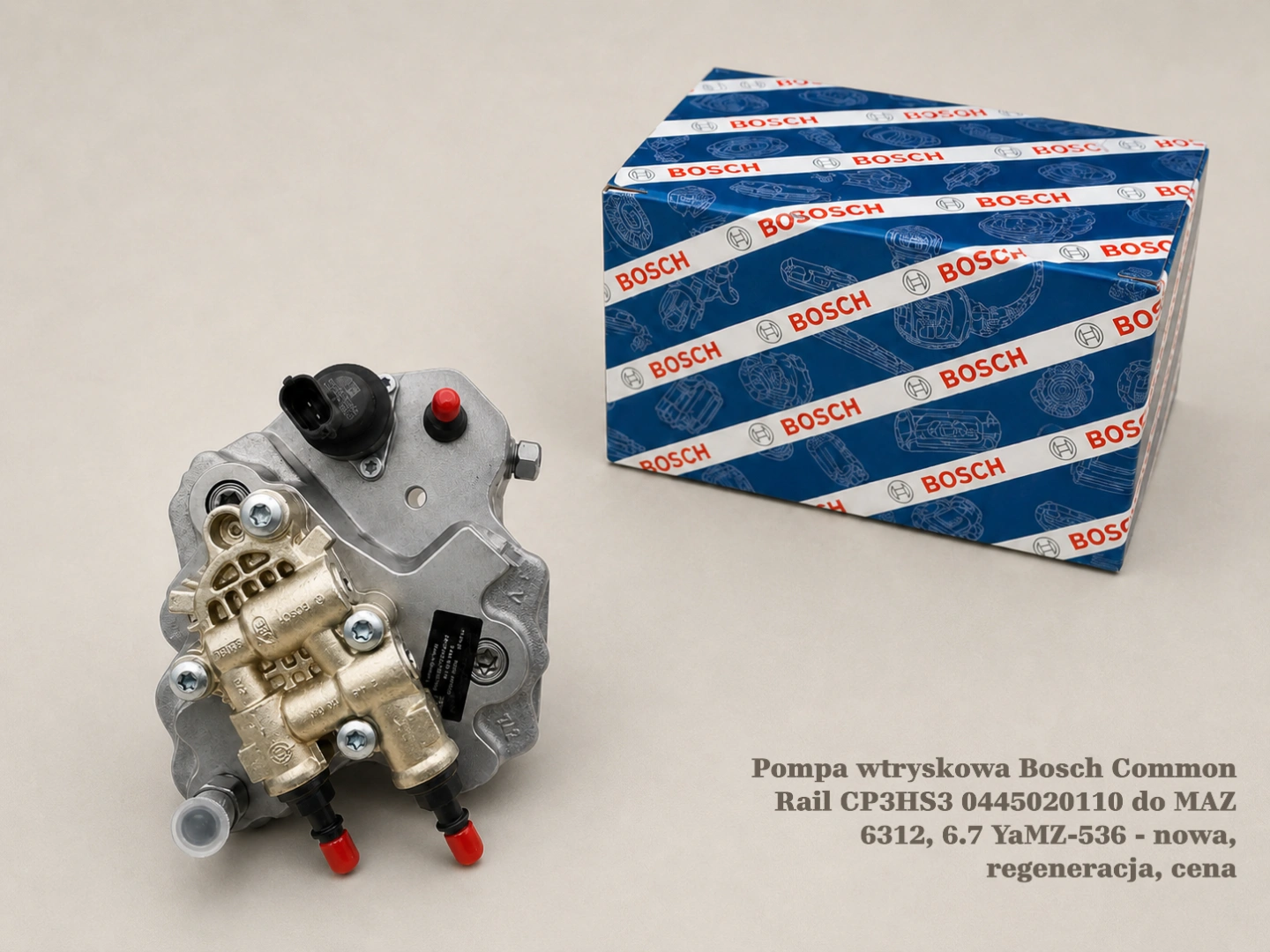 Pompa wtryskowa Bosch Common Rail CP3HS3 0445020110 do MAZ 6312, 6.7 YaMZ-536 - nowa, regeneracja, cena