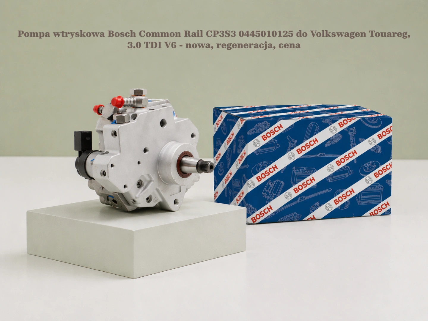 Pompa wtryskowa Bosch Common Rail CP3S3 0445010125 do Volkswagen Touareg, 3.0 TDI V6 - nowa, regeneracja, cena