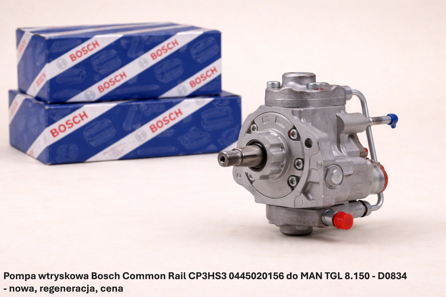 Pompa wtryskowa Bosch Common Rail CP3HS3 0445020156 do MAN TGL 8.150 - D0834 Pompa wtryskowa Bosch Common Rail CP3HS3 0445020156 do MAN TGL 8.150 - D0834 - nowa, regeneracja, cena