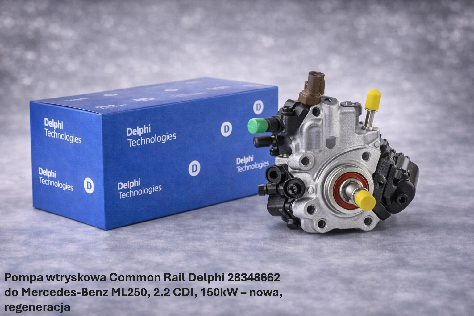 Pompa wtryskowa Common Rail Delphi 28348662 do Mercedes-Benz ML250, 2.2 CDI, 150kW – nowa, regeneracja