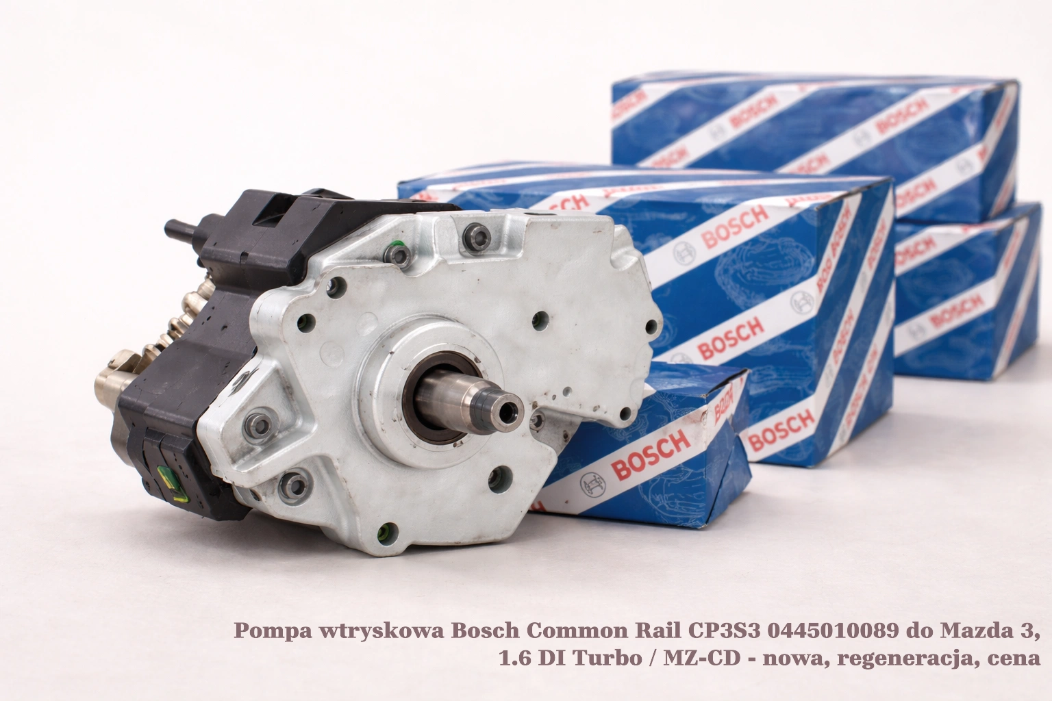Pompa wtryskowa Bosch Common Rail CP3S3 0445010089 do Mazda 3, 1.6 DI Turbo / MZ-CD - nowa, regeneracja, cena