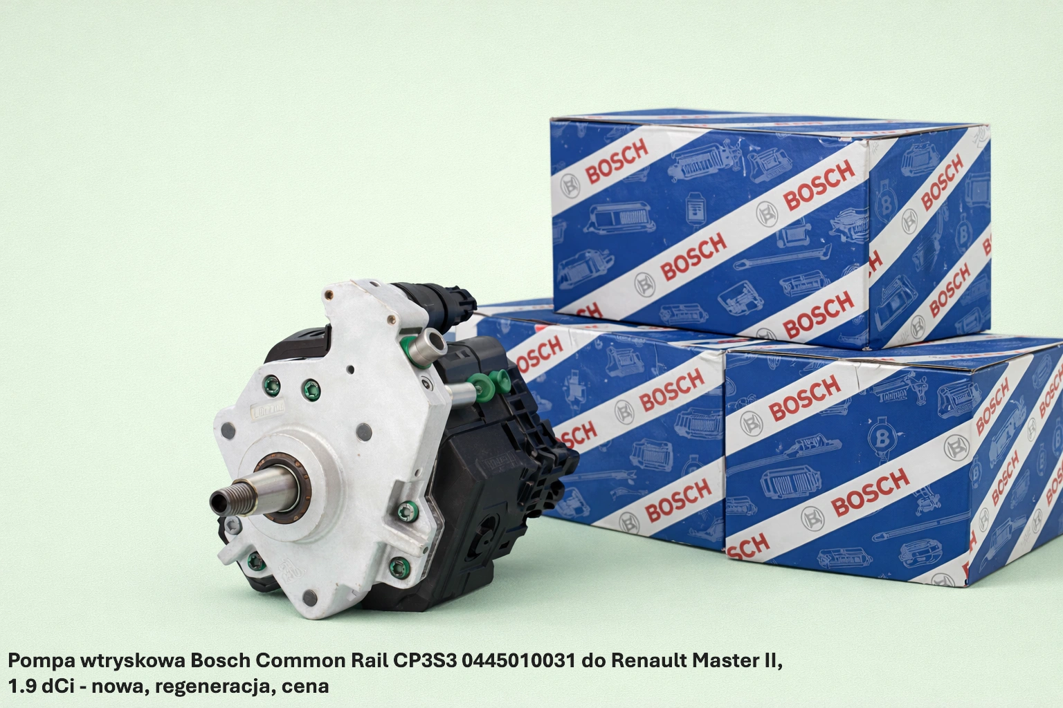 Pompa wtryskowa Bosch Common Rail CP3S3 0445010031 do Renault Master II, 1.9 dCi - nowa, regeneracja, cena