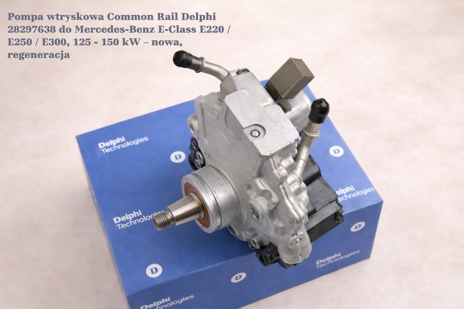 Pompa wtryskowa Common Rail Delphi 28297638 do Mercedes-Benz E-Class E220 / E250 / E300, 125 - 150 kW – nowa, regeneracja