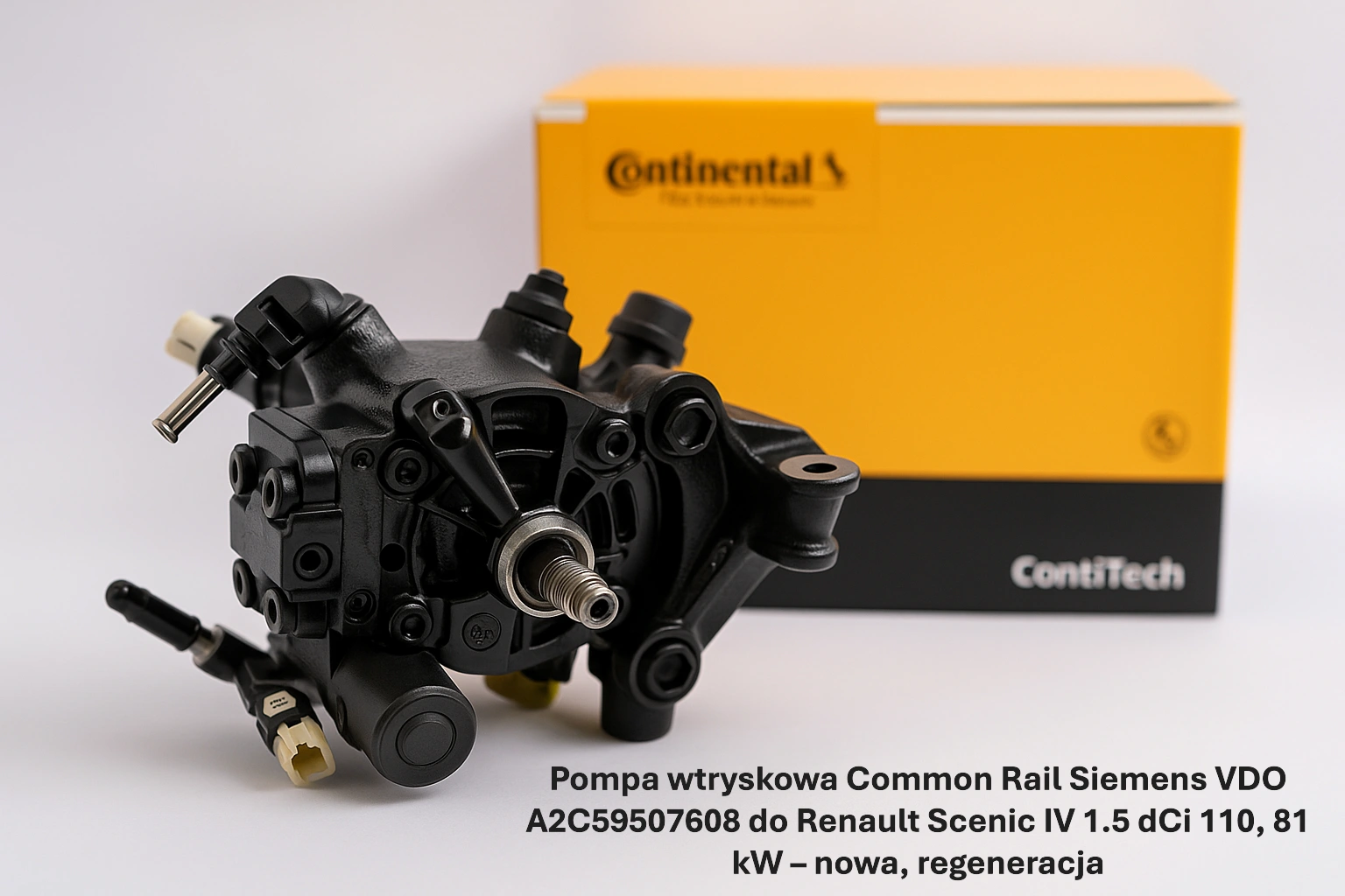 Pompa wtryskowa Common Rail Siemens VDO A2C59507608 do Renault Scenic IV 1.5 dCi 110, 81 kW Pompa wtryskowa Common Rail Siemens VDO A2C59507608 do Renault Scenic IV 1.5 dCi 110, 81 kW – nowa, regeneracja