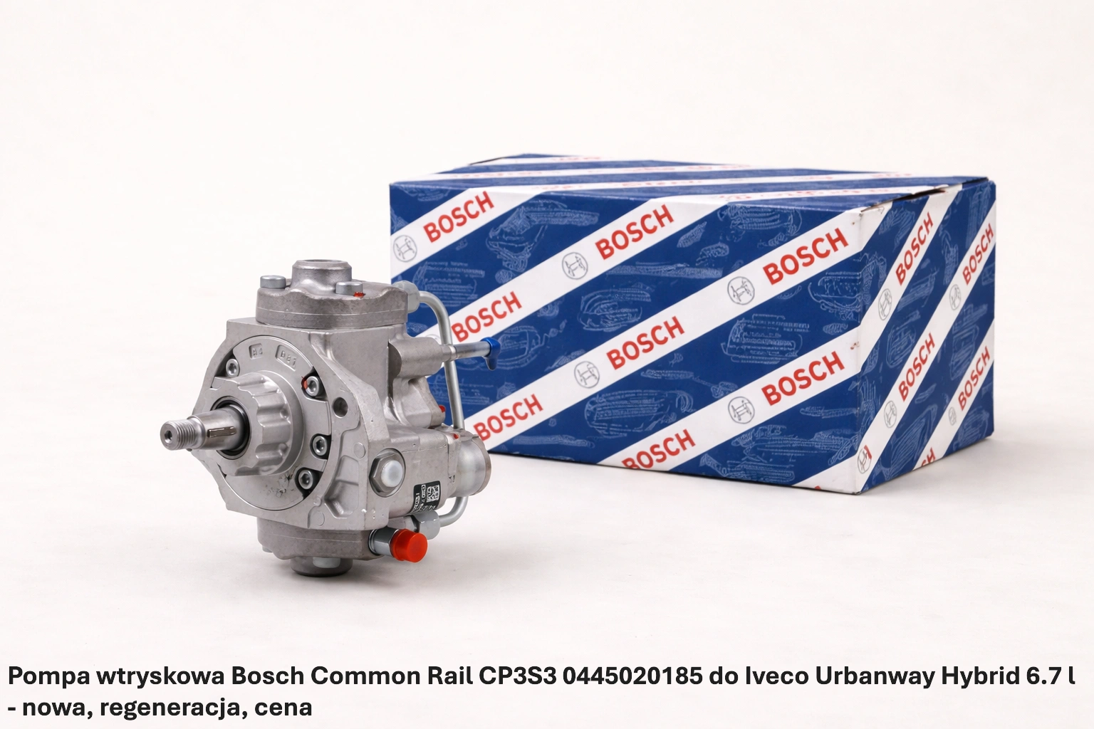 Pompa wtryskowa Bosch Common Rail CP3S3 0445020185 do Iveco Urbanway Hybrid 6.7 l Pompa wtryskowa Bosch Common Rail CP3S3 0445020185 do Iveco Urbanway Hybrid 6.7 l - nowa, regeneracja, cena