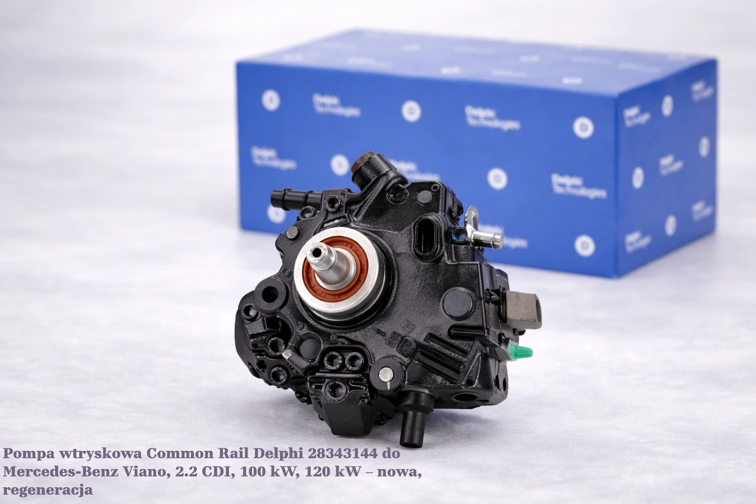 Pompa wtryskowa Common Rail Delphi 28343144 do Mercedes-Benz Viano, 2.2 CDI, 100 kW, 120 kW – nowa, regeneracja