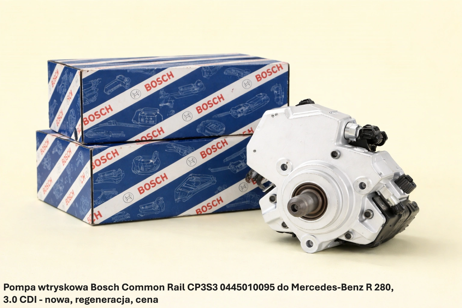 Pompa wtryskowa Bosch Common Rail CP3S3 0445010095 do Mercedes-Benz R 280, 3.0 CDI Pompa wtryskowa Bosch Common Rail CP3S3 0445010095 do Mercedes-Benz R 280, 3.0 CDI - nowa, regeneracja, cena