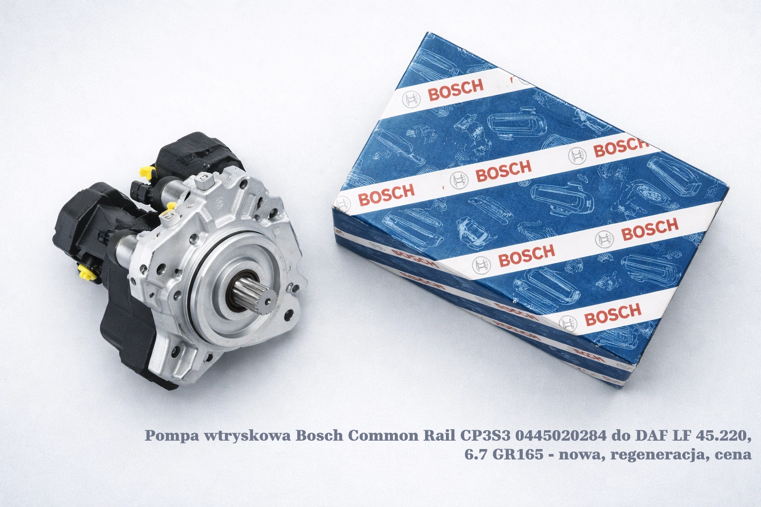Pompa wtryskowa Bosch Common Rail CP3S3 0445020284 do DAF LF 45.220, 6.7 GR165 - nowa, regeneracja, cena