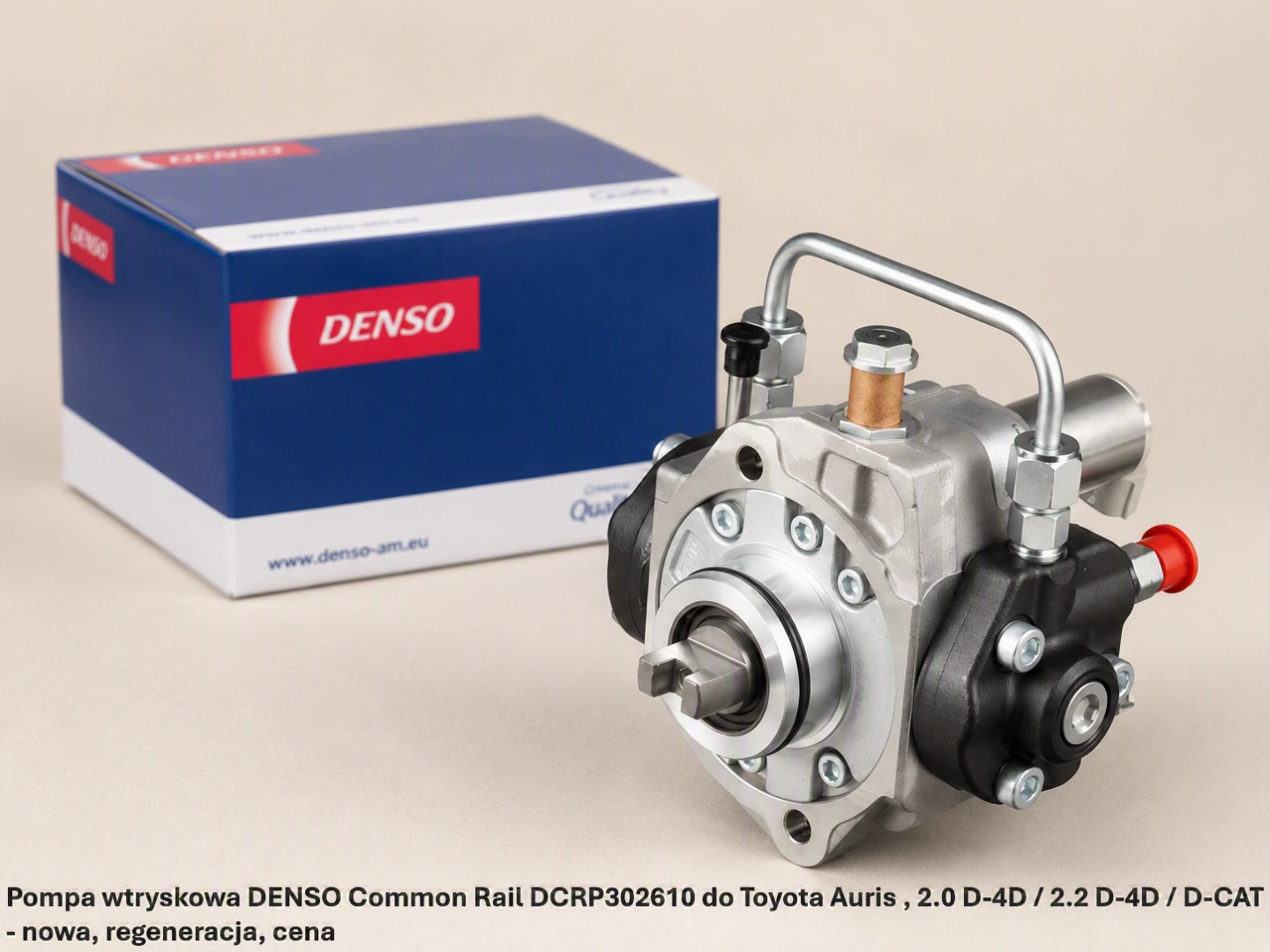 Pompa wtryskowa DENSO Common Rail DCRP302610 do Toyota Auris , 2.0 D-4D / 2.2 D-4D / D-CAT 
