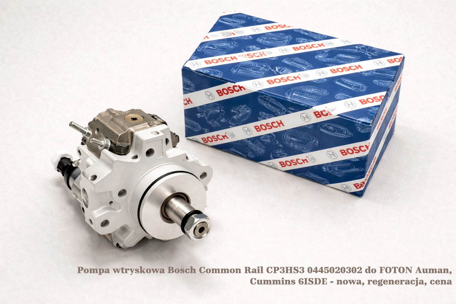 Pompa wtryskowa Bosch Common Rail CP3HS3 0445020302 do FOTON Auman, Cummins 6ISDE - nowa, regeneracja, cena