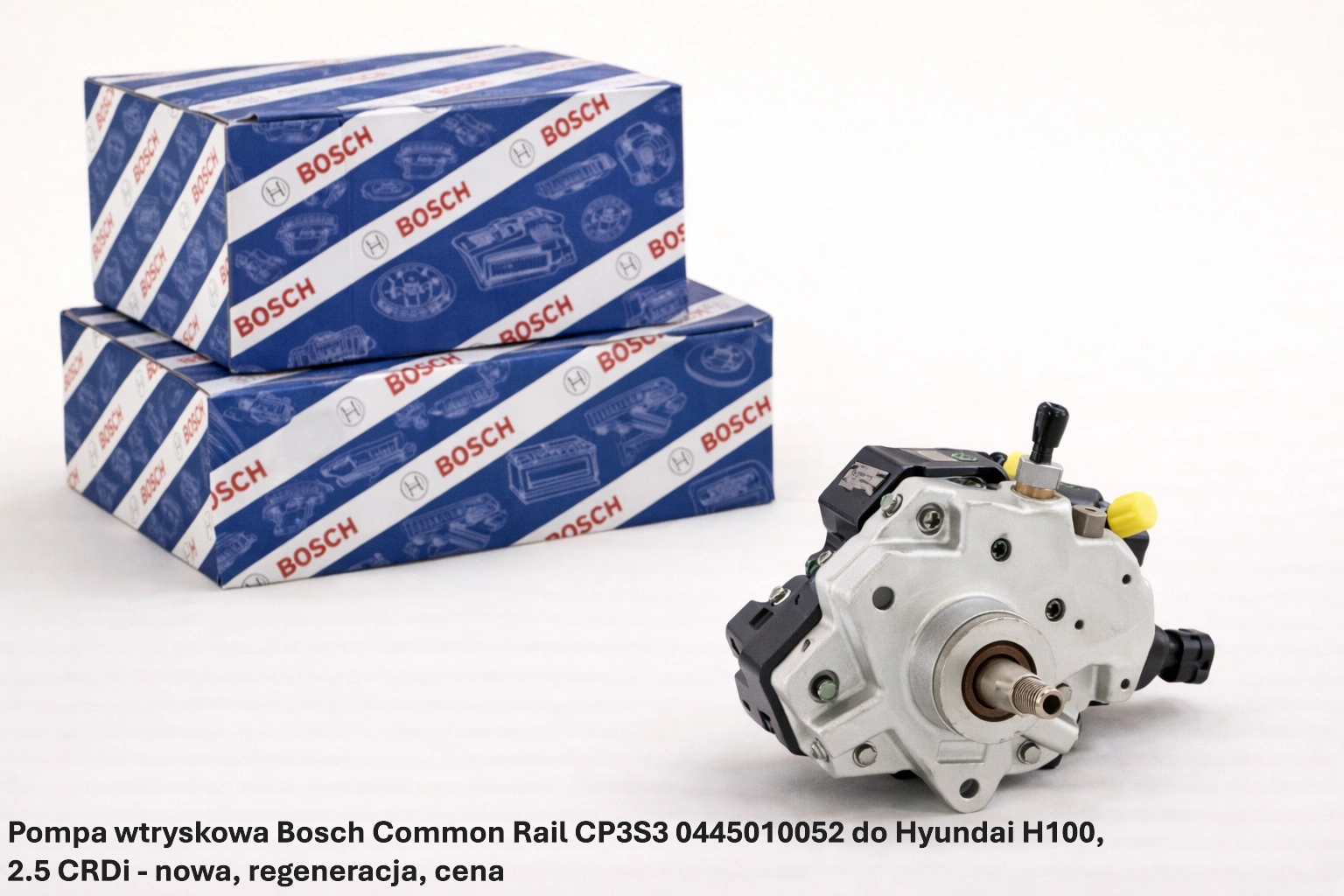 Pompa wtryskowa Bosch Common Rail CP3S3 0445010052 do Hyundai H100, 2.5 CRDi Pompa wtryskowa Bosch Common Rail CP3S3 0445010052 do Hyundai H100, 2.5 CRDi - nowa, regeneracja, cena