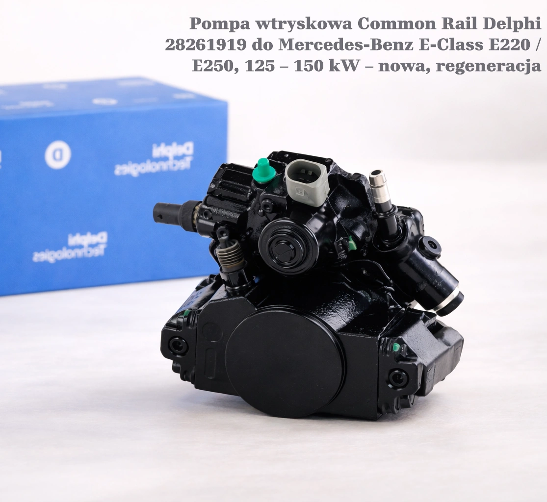 Pompa wtryskowa Common Rail Delphi 28261919 do Mercedes-Benz E-Class E220 / E250, 125 – 150 kW – nowa, regeneracja