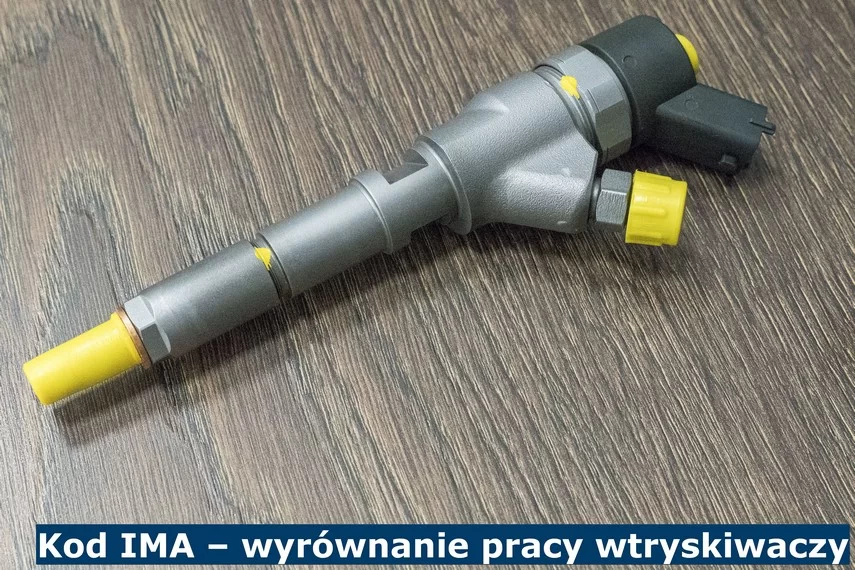 Wyrównanie pracy wtryskiwaczy dzięki nadaniu im kodów IMA