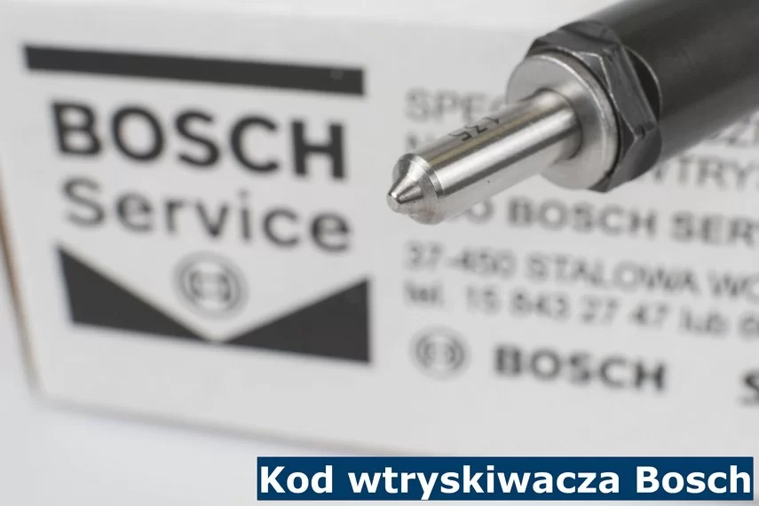 Kod wtryskiwacza Bosch