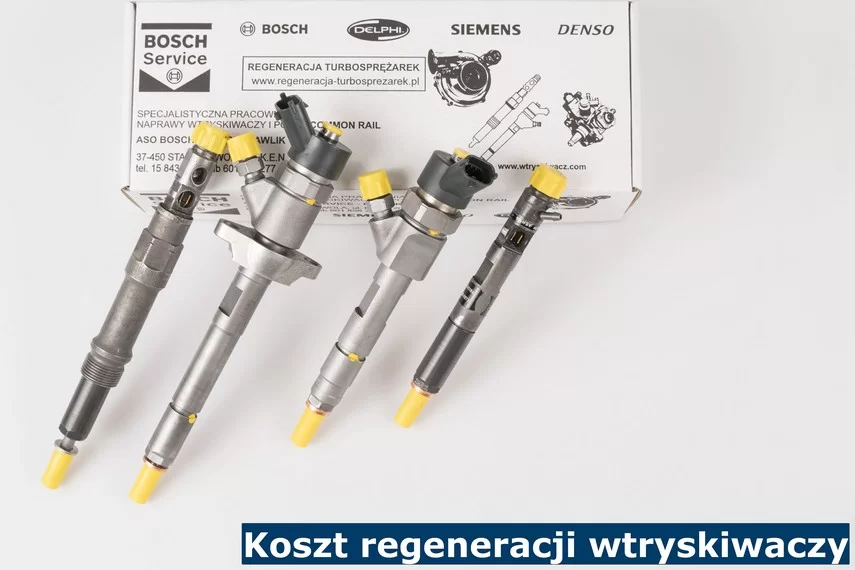 Koszt regeneracji wtryskiwaczy