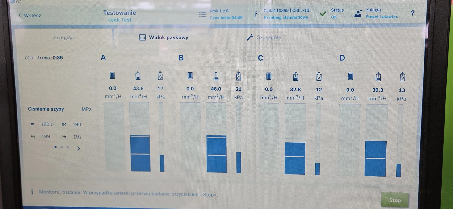 komputer diagnostyczny komputer diagnostyczny wtryskiwacza