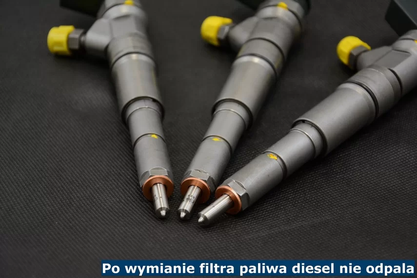 Po wymianie filtra paliwa diesel nie odpala