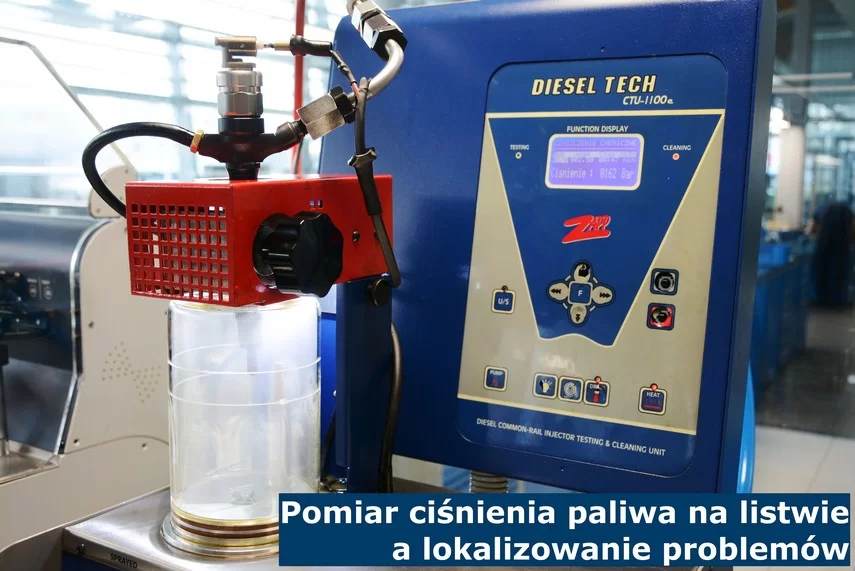Pomiar ciśnienia paliwa na listwie a lokalizowanie problemów Pomiar ciśnienia paliwa na listwie a lokalizowanie problemów