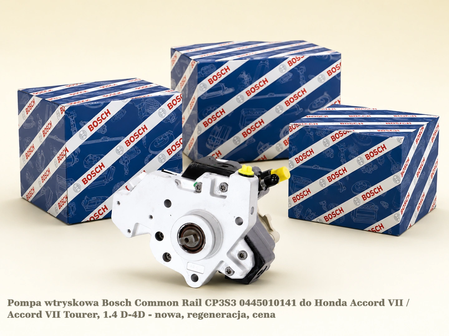 Pompa wtryskowa Bosch Common Rail CP3S3 0445010141 do Honda Accord VII / Accord VII Tourer, 1.4 D-4D