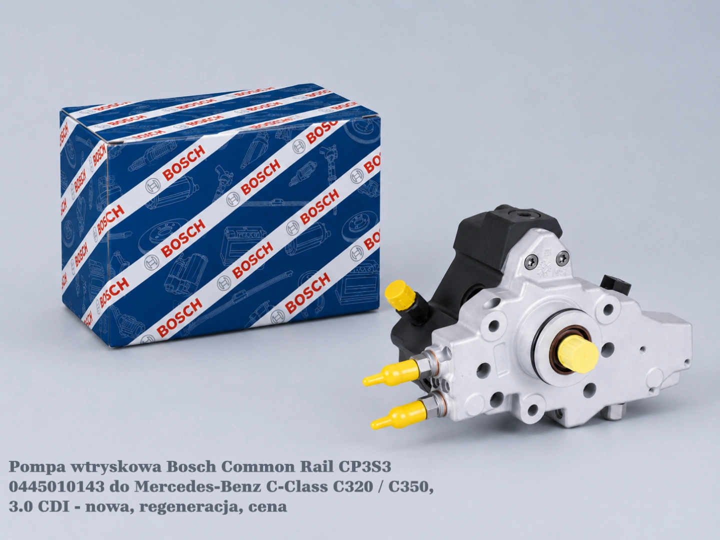 Pompa wtryskowa Bosch Common Rail CP3S3 0445010143 do Mercedes-Benz C-Class C320 / C350, 3.0 CDI