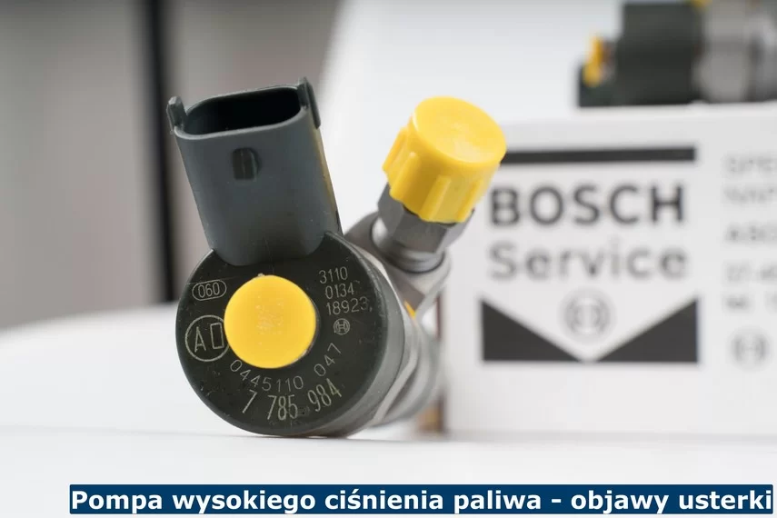 Pompa wysokiego ciśnienia - objawy usterki