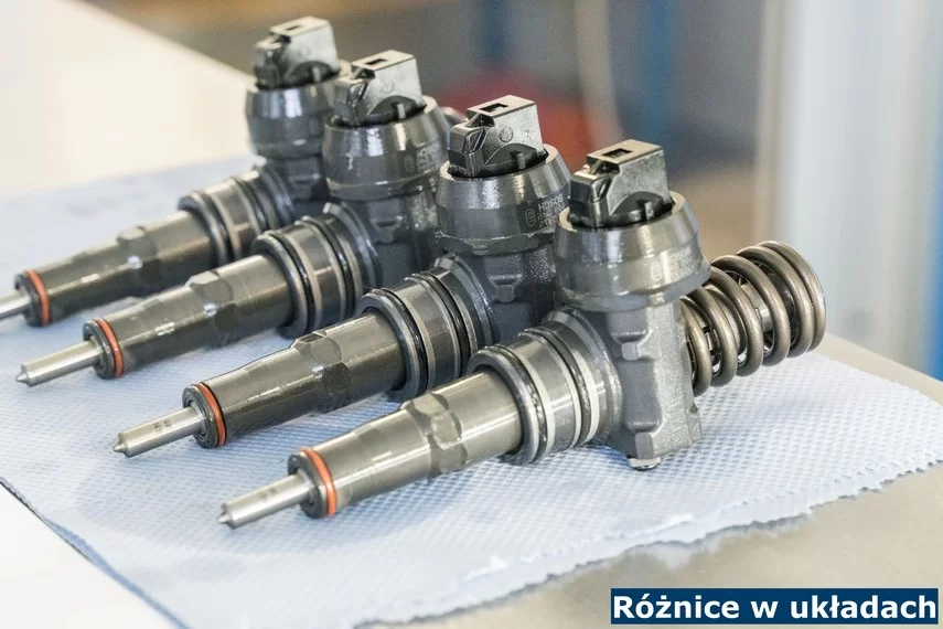Różnice w układach Różnice w układach