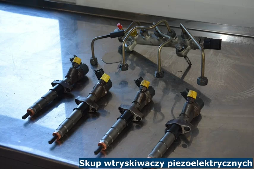 Skup wtryskiwaczy piezoelektrycznych Wyeksploatowane wtryskiwacze piezoelektryczne