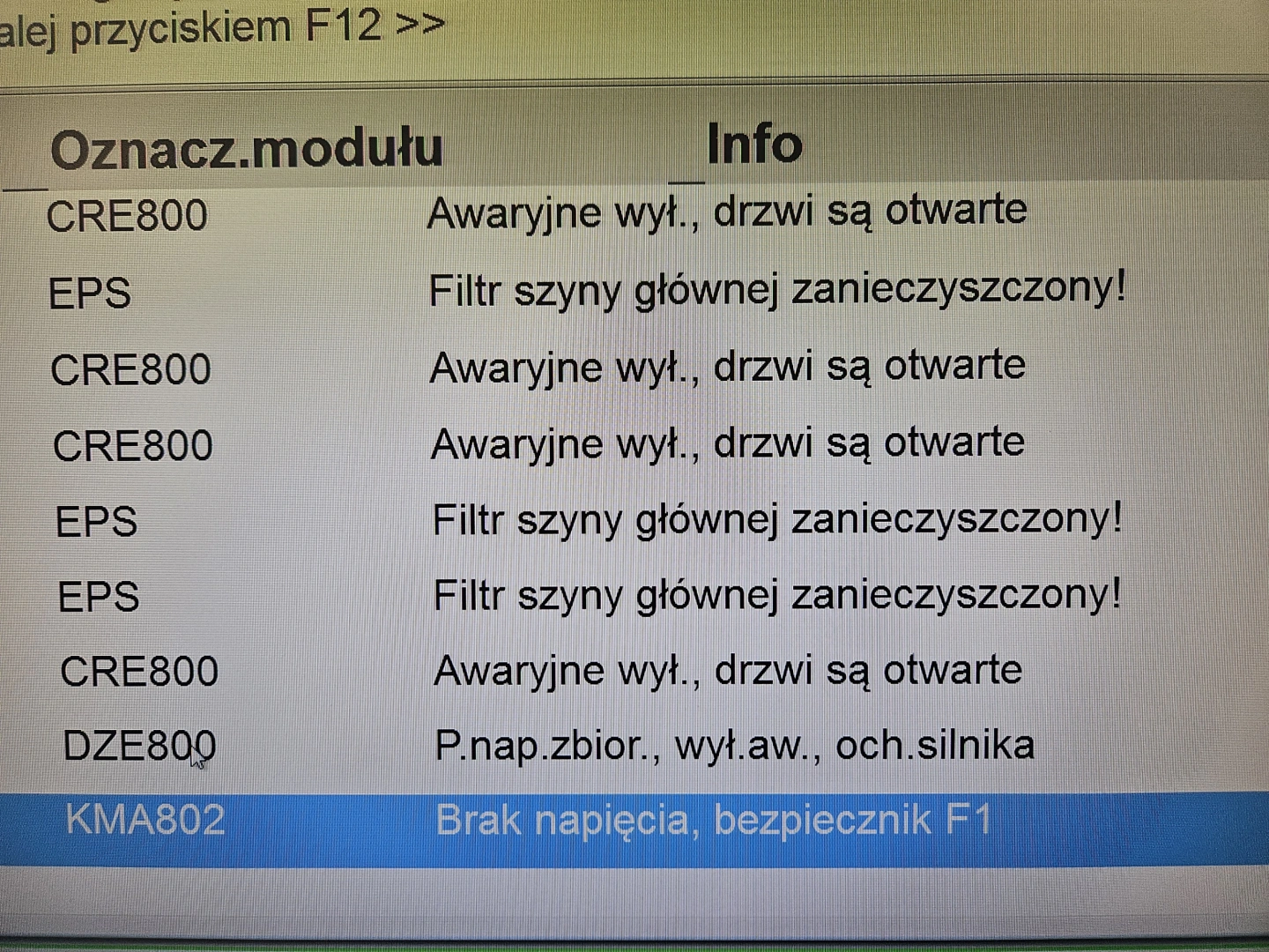 wtryskiwacz Commmon Rail wtryskiwacz