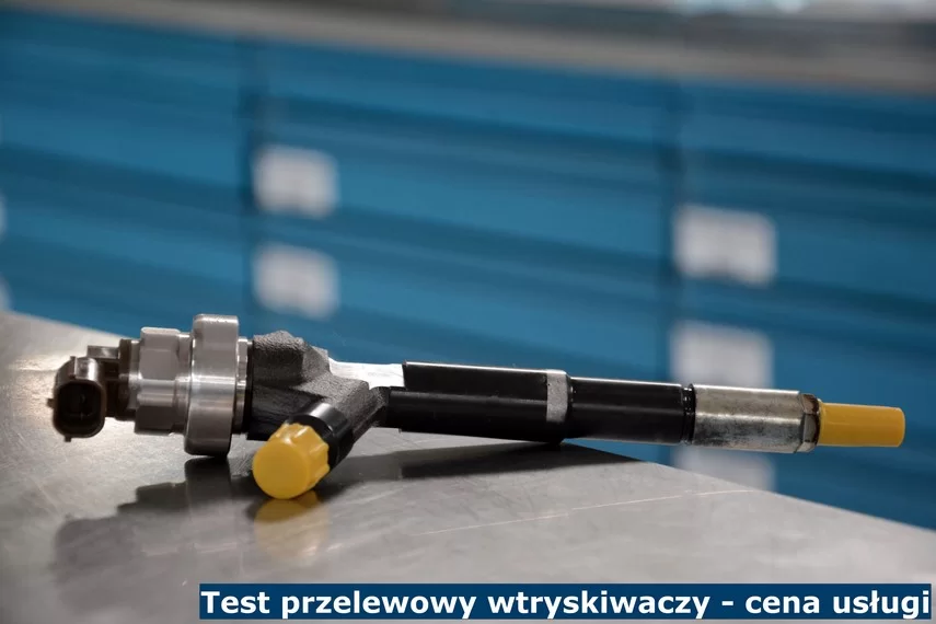 Test przelewowy wtryskiwaczy - cena usługi