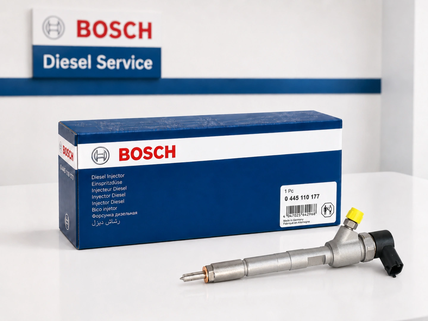 Wtryskiwacz Bosch 0445110177 nowy lub po regeneracji Wtryskiwacz Bosch Common Rail przygotowany do sprzedaży