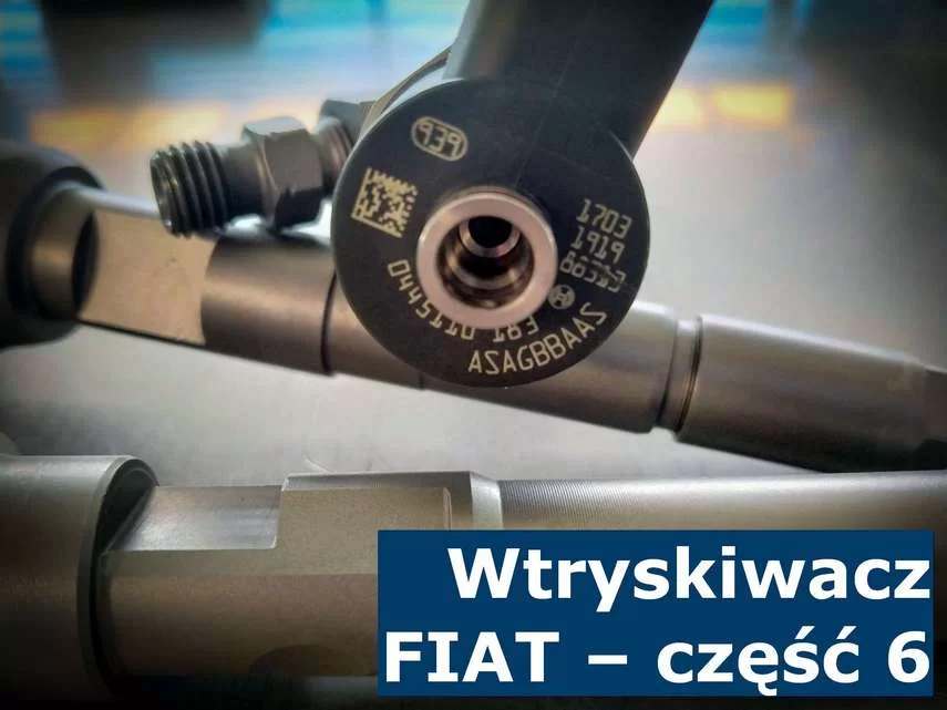 Wtryskiwacz FIAT - część 6 Przykładowy wtryskiwacz Common Rail do samochodu marki Fiat