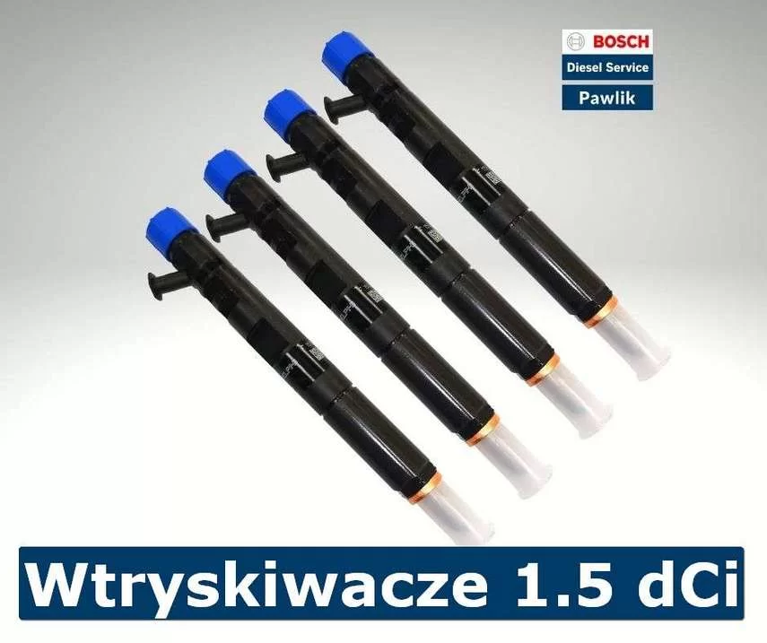 Przykładowe wtryskiwacze Common Rail 1.5 dCi