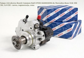 Pompa wtryskowa Bosch Common Rail CP3S3 0445010356 do Mercedes-Benz GLK 350 CDI, 3.0 CDI - nowa, regeneracja, cena