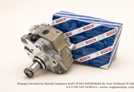 Pompa wtryskowa Bosch Common Rail CP3S3 0445020265 do New Holland W190, 5.9 CNH NEF 6CRTAA - nowa, regeneracja, cena