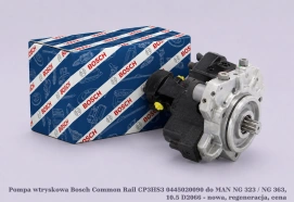 Pompa wtryskowa Bosch Common Rail CP3HS3 0445020090 do MAN NG 323 / NG 363, 10.5 D2066 - nowa, regeneracja, cena