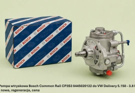 Pompa wtryskowa Bosch Common Rail CP3S3 0445020122 do VW Delivery 5.150 - 3.8 l - nowa, regeneracja, cena