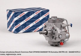 Pompa wtryskowa Bosch Common Rail CP3HS3 0445020176 Komatsu D61PXi-23 - SAA6D107E-2 - nowa, regeneracja, cena