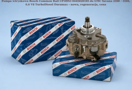 Pompa wtryskowa Bosch Common Rail CP3HS3 0445020105 do GMC Savana 2500 / 3500, 6.6 V8 TurboDiesel Duramax - nowa, regeneracja, cena