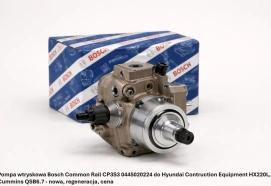 Pompa wtryskowa Bosch Common Rail CP3S3 0445020224 do Hyundai Contruction Equipment HX220L, Cummins QSB6.7 - nowa, regeneracja, cena