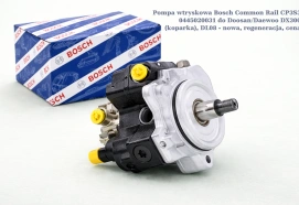 Pompa wtryskowa Bosch Common Rail CP3S3 0445020031 do Doosan/Daewoo DX300 (koparka), DL08 - nowa, regeneracja, cena