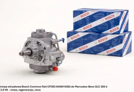Pompa wtryskowa Bosch Common Rail CP3S3 0445010363 do Mercedes–Benz GLC 350 d – 3.0 V6 - nowa, regeneracja, cena