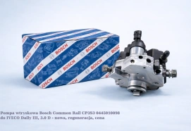 Pompa wtryskowa Bosch Common Rail CP3S3 0445010098 do IVECO Daily III, 3.0 D - nowa, regeneracja, cena