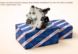 Pompa wtryskowa Bosch Common Rail CP3HS3 0445020167 do MAN SÜ 293F, 6.9 D0836 - nowa, regeneracja, cena